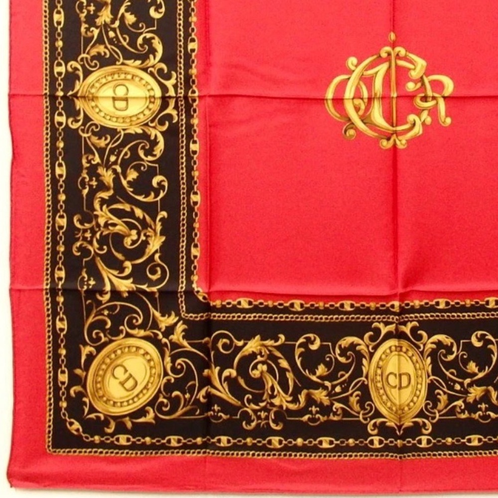 NWT DIOR Signature Logo Silk Scarf 😍❤️ - Picture 9 of 15
